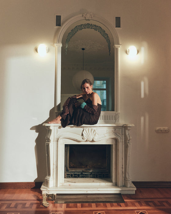 Коричневі Рукавички